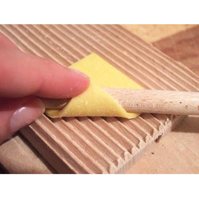 Eppicotispai Garganelli and Gnocchi Stripper with Paddle, Natural Beechwood, Brown - Image 3