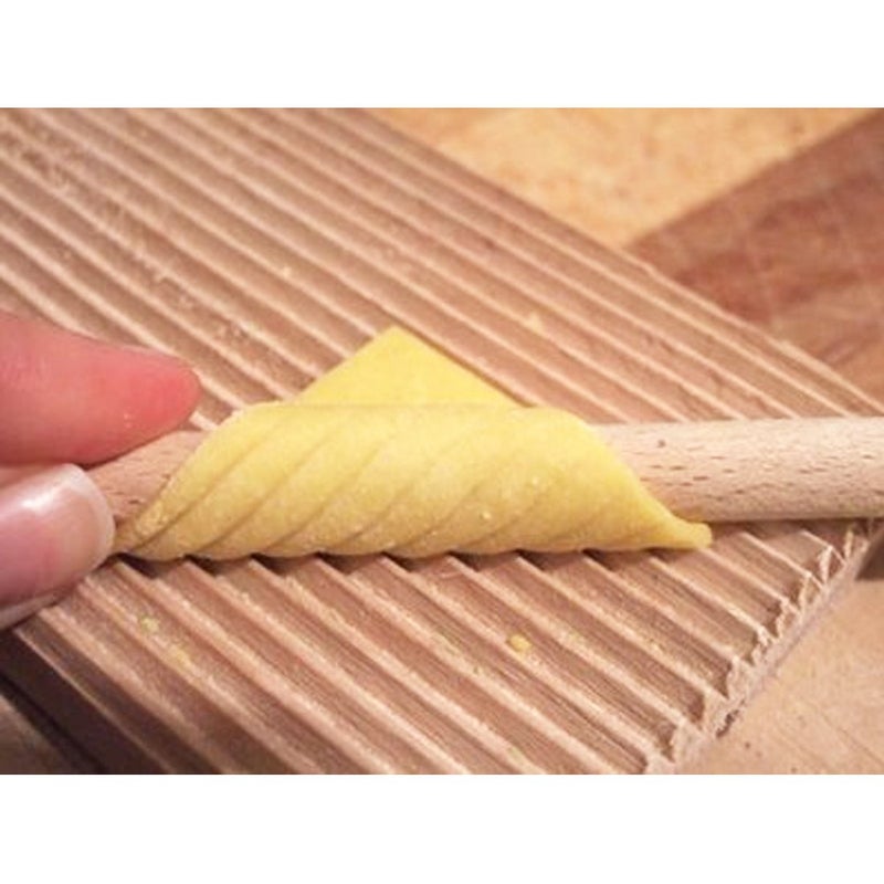 Eppicotispai Garganelli and Gnocchi Stripper with Paddle, Natural Beechwood, Brown - Image 4