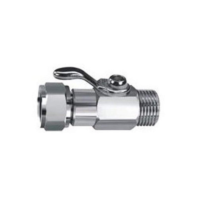 Bev Rite Stainless Steel Beer Shutoff Valve Swivel
