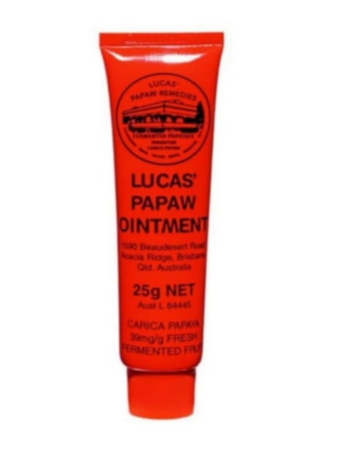 25g Natural Papaw Lip Ointment Applicator: Moisturizes and Repairs, Easy to Apply, Cares for Delicate Lips（The packaging varies.）
