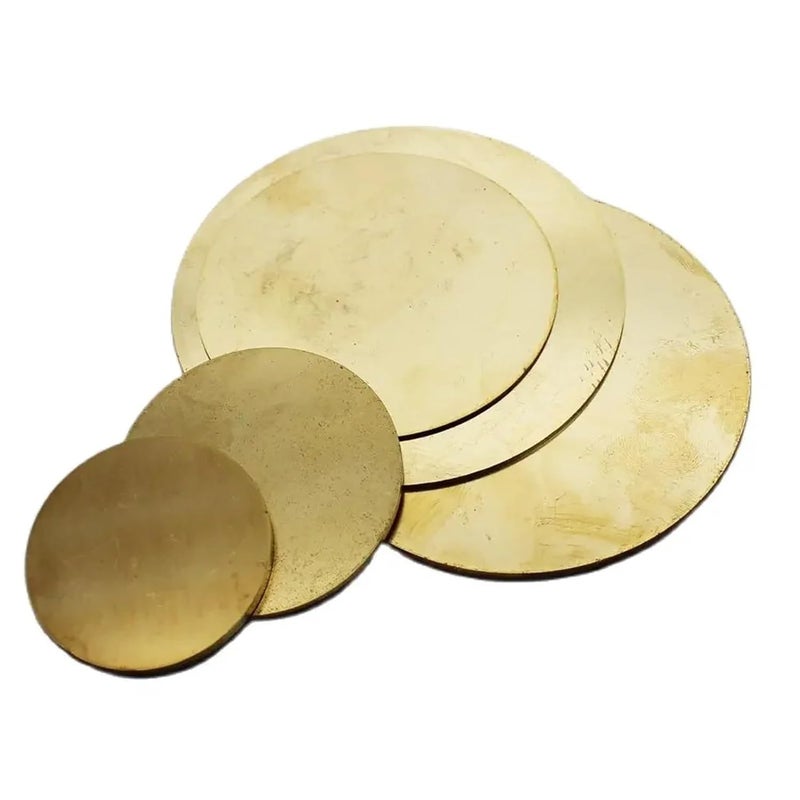 Brass Disc Circle Solid Brass Round Plate 2mm 5mm 10mm 15mm 20mm 25mm 30mm 35mm 40mm 45mm 50mm 60mm 70mm 80mm(Thickness 0.5mm 1pc,Diameter 45mm) - Image 5