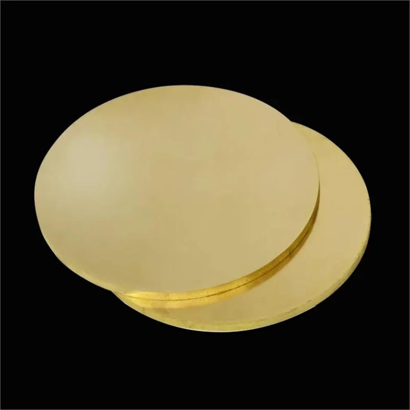 Brass Disc Circle Solid Brass Round Plate 2mm 5mm 10mm 15mm 20mm 25mm 30mm 35mm 40mm 45mm 50mm 60mm 70mm 80mm(Thickness 0.5mm 1pc,Diameter 45mm) - Image 3