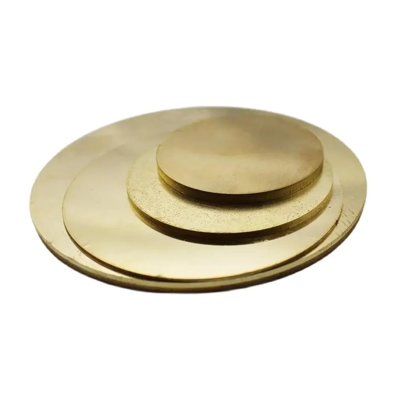 Brass Disc Circle Solid Brass Round Plate 2mm 5mm 10mm 15mm 20mm 25mm 30mm 35mm 40mm 45mm 50mm 60mm 70mm 80mm(Thickness 0.5mm 1pc,Diameter 45mm) - Image 4