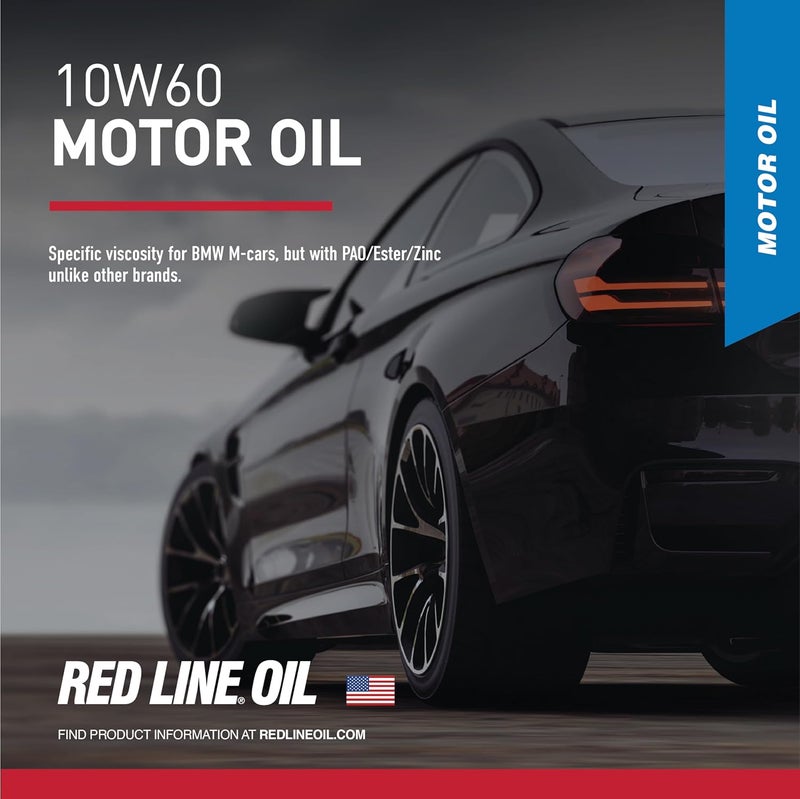 Red Line 10W60 Full Synthetic Motor Oil - 1 Gallon (128 Fluid Ounces) - Image 2
