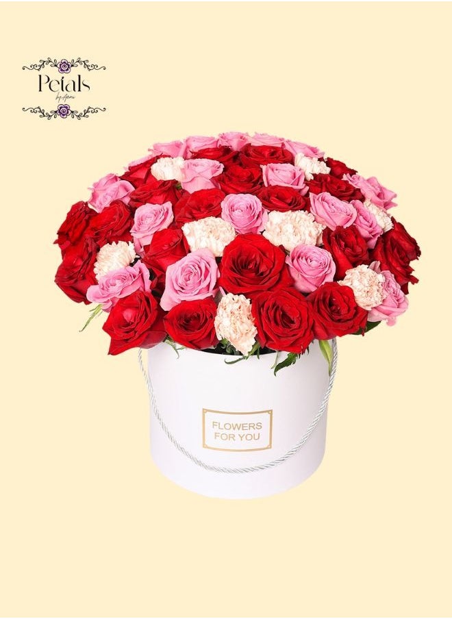 Petals by Aemi - Fresh Flower Box Blushing Blossoms - Image 1
