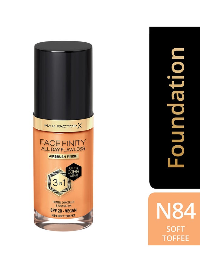 Max Factor Facefinity All Day Flawless Foundation - N84 Soft Toffee - Image 2