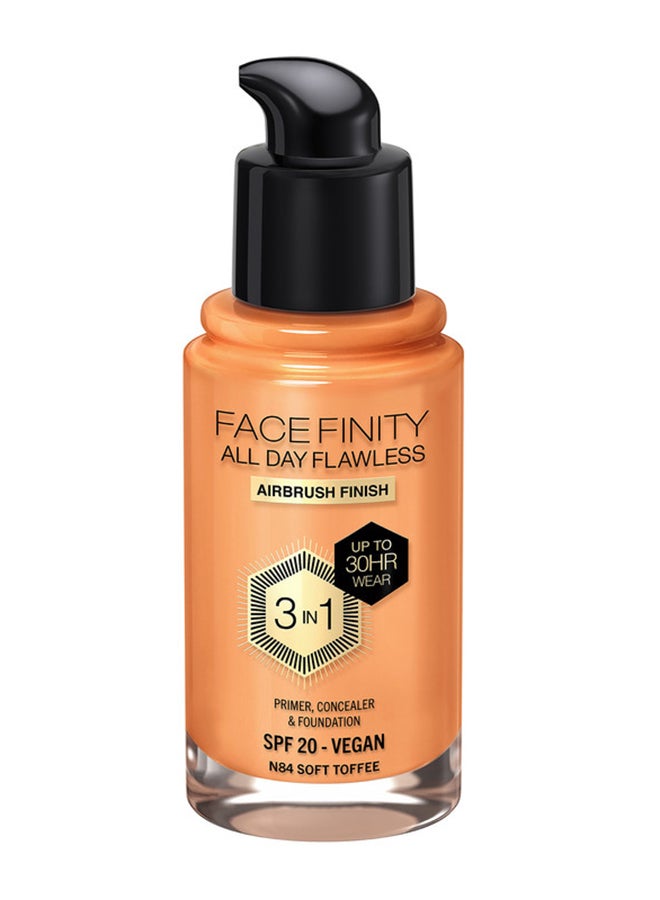 Max Factor Facefinity All Day Flawless Foundation - N84 Soft Toffee - Image 1