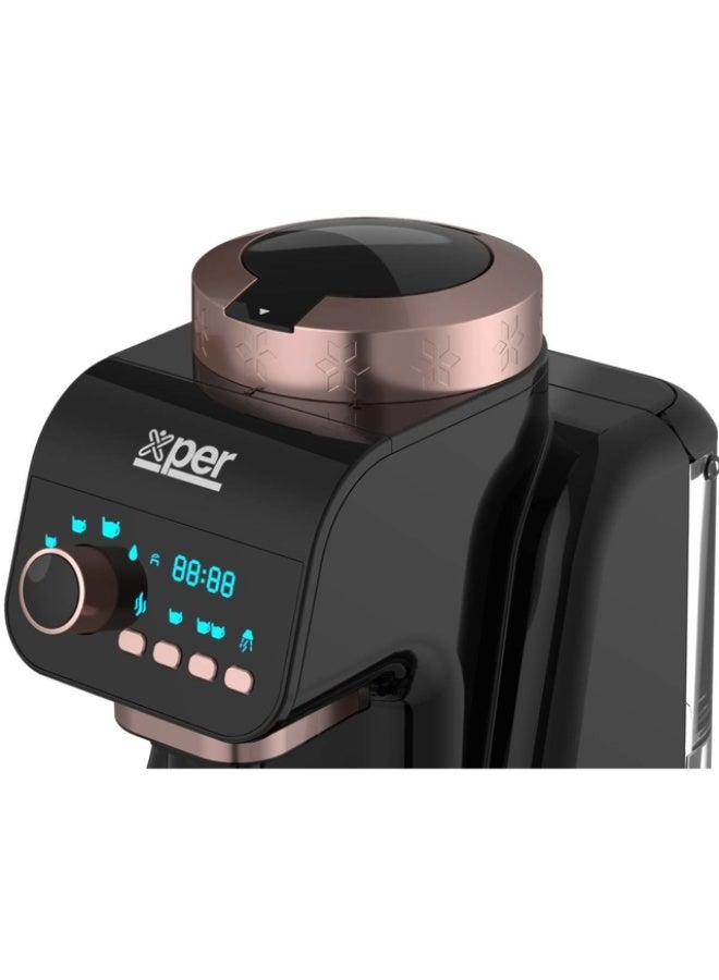 XPER XPEER Turkish Coffee Maker, 700W, 1 Litre Capacity, Digital Display, Black, XPTCM-3040 - Image 4