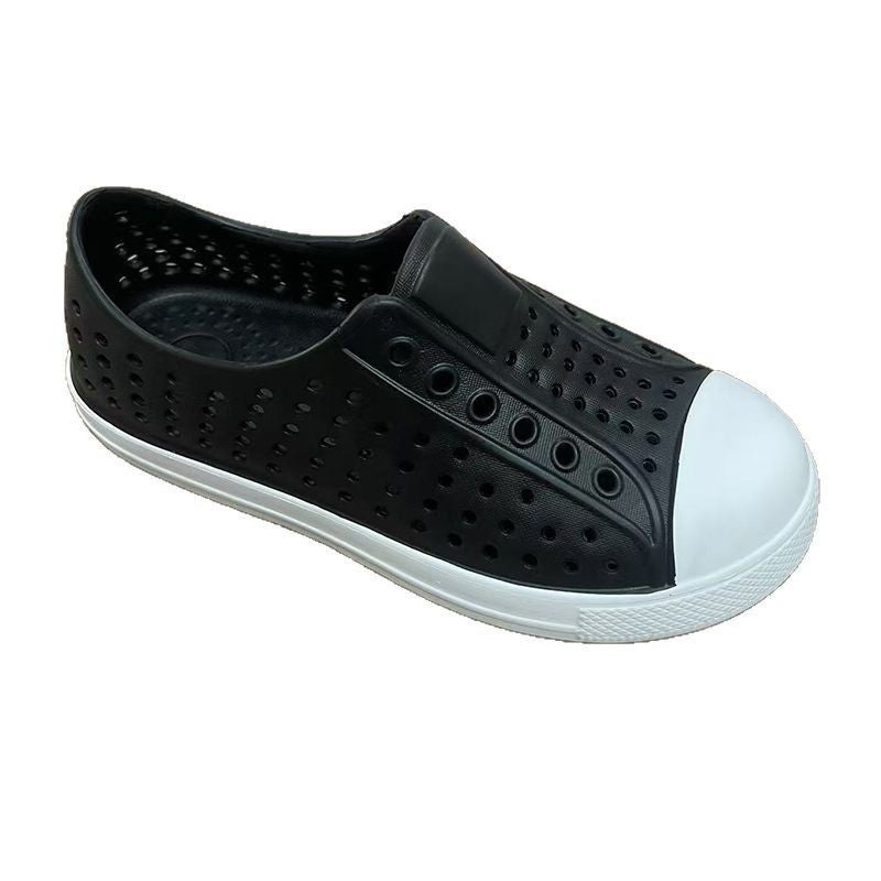 White Shoes Eva Family Style Clogs Soft Sole Lightweight Breathable Garden Shoes Fashionable Versatile Export C - Image 1