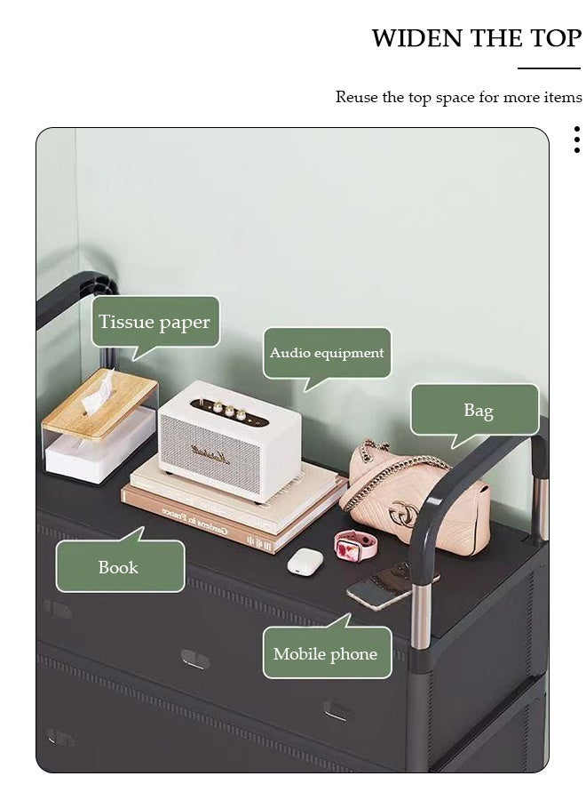 DUNISO 6-Tier Shoe Rack with Black Layer Covers 180°Flip Panel Dust-proof Space-Saving Shoe Organizer for Closet,Entryway,Bedroom,Durable Storage Shelf for Various Shoes with Countertop for Keys,Umbrella,Bags - Image 4