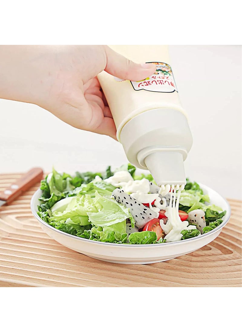 Gopinath Autolink Gopinath Autolink 350ml Squeeze Bottle Portable Sauce Bottle with Lid Five Holes Sauce Dispenser Bottle Multipurpose Kitchen Tools for Sauce Vinegar Oil Ketchup Cruet 1  - Image 2