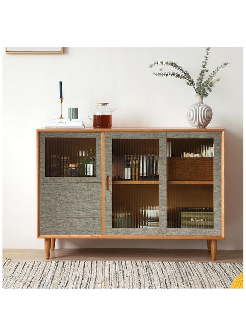 Anna 40cm x 10m Waterproof and Moisture-Proof Solid Color PVC Self-Adhesive Wallpaper - Image 2