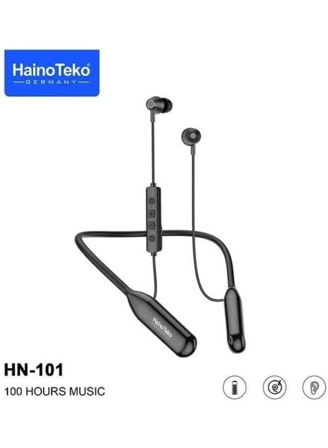 Haino Teko Haino Teko Germany HN101 Bluetooth Neck Band Earphone 100 Hours Music With High Bass Sound Quality Super Clear Mic. - Image 2