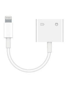 tenplus Dual Lightning to iPhone Headphone and Charging Adapter 