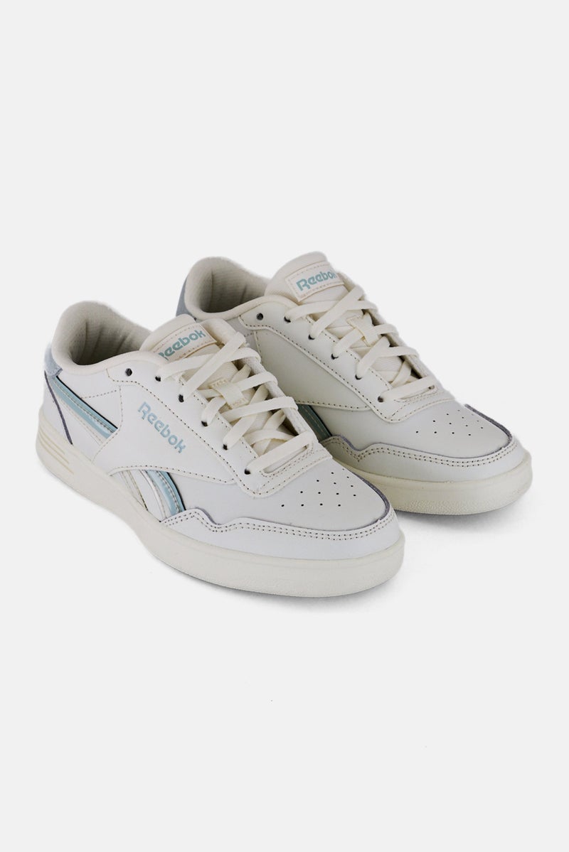Reebok Women Royal Techque T Lace Up Tennis Shoes, Off White  - Image 1