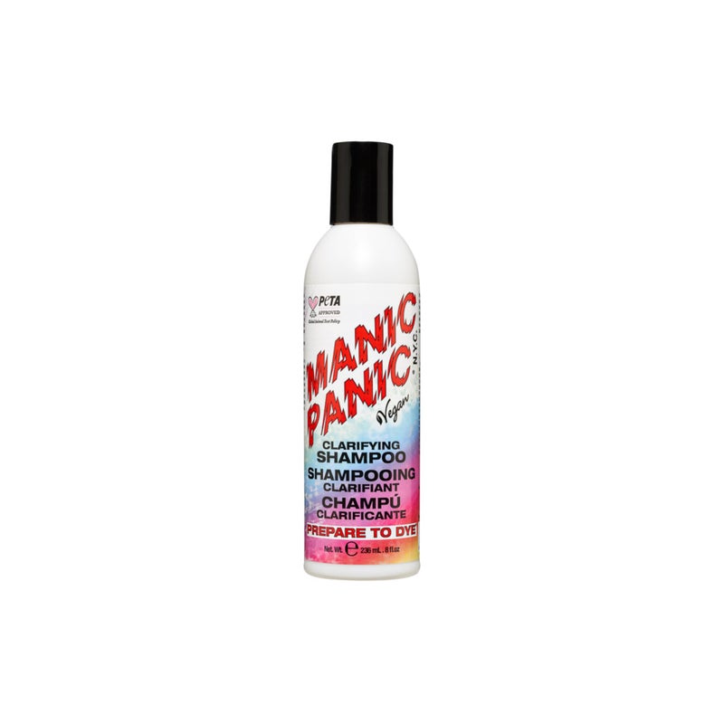 MANIC PANIC Prepare to Dye Clarifying Shampoo for Women & Men - Sulfate Free Shampoo For Color Treated Hair - Remove Product Build Up & Prepare for Coloring - Vegan & Cruelty-Free (8oz) - Image 1