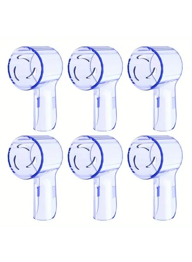 Blue Reusable Electric Toothbrush Head Covers Compatible with Multiple Models - Image 4