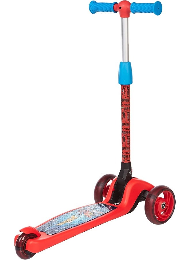 Spartan Disney Spiderman 3-Wheel Light Up Scooter - Image 2