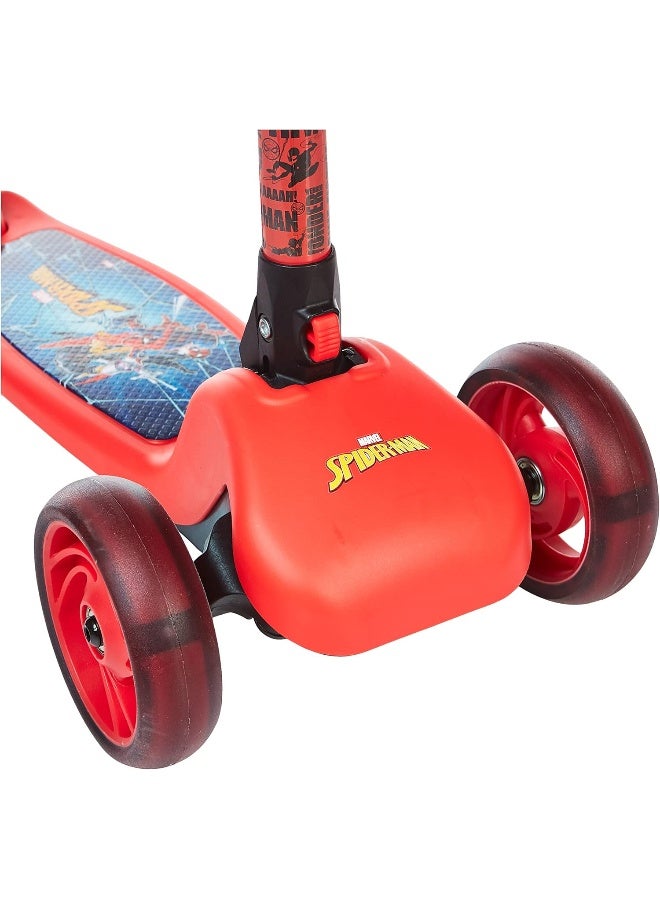 Spartan Disney Spiderman 3-Wheel Light Up Scooter - Image 3