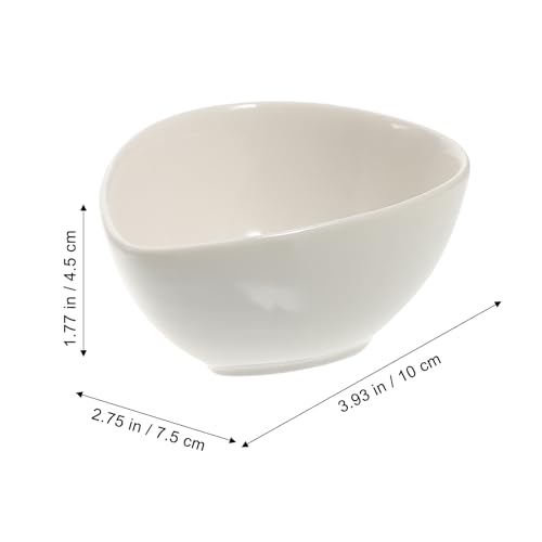 Hemoton 5Pcs Condiment Serving Bowls Teardrop Shaped Sauce Serving Dish Set for Dipping Sauces Soy Sauce Mustard Sweet and Sour Compact Kitchen Tableware for Home and Restaurant - Image 3