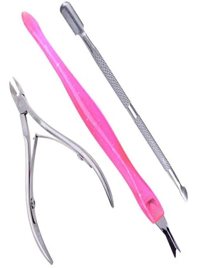 Sweetpea�.Fx Nail Cuticle Nipper Spoon Pusher Remover Cutter Clipper Trimmer Nail Art Manicure Tool - Image 2
