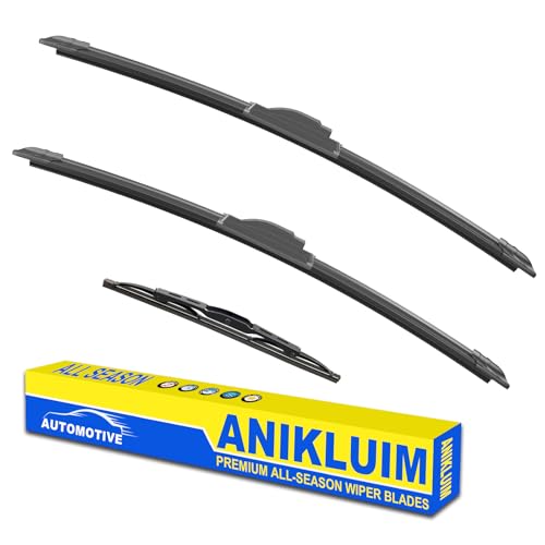 ANIKLUIM® 22"+22" Wiper Blades with 16" Rear Wiper Blade Set Replacement for 2000-2006 Suburban 1500/2500 Tahoe Windshield Wipers Original Factory Quality (Pack of 3) - Image 1