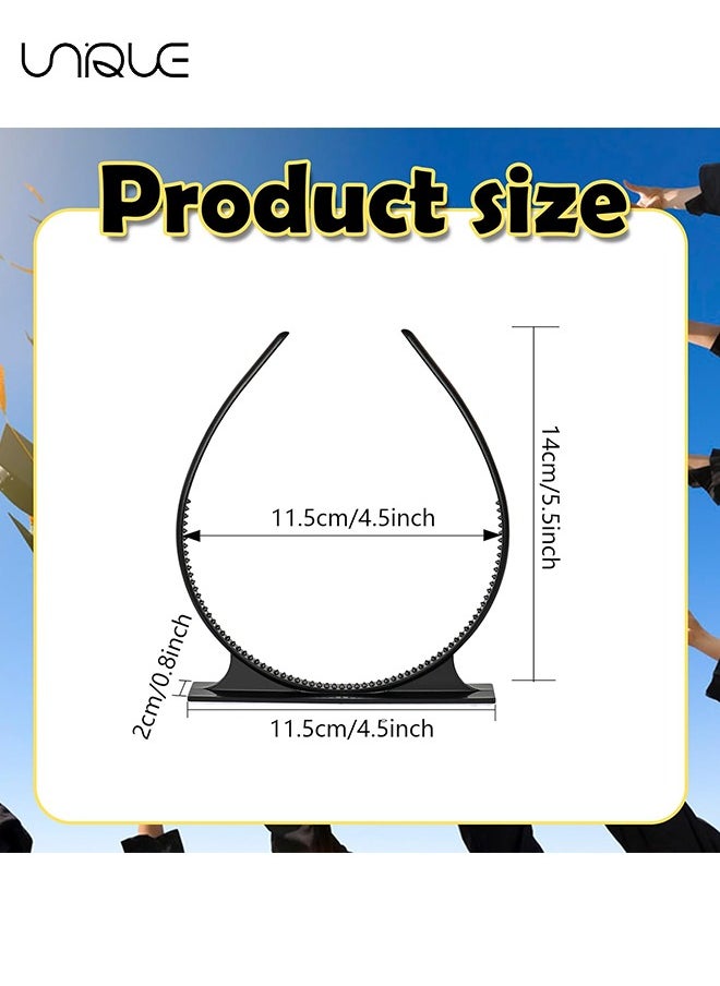 Unique - 2 Pack Graduation Cap Headband, Grad Cap Headband Insert Secures Your Graduation Cap and Hairstyle, Upgrade Inside Graduation Cap Headband - Image 1