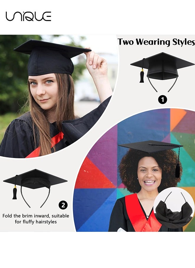Unique - 2 Pack Graduation Cap Headband, Grad Cap Headband Insert Secures Your Graduation Cap and Hairstyle, Upgrade Inside Graduation Cap Headband - Image 1