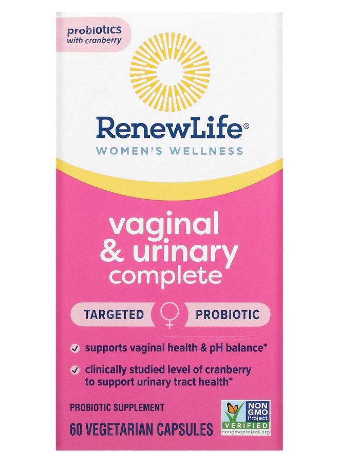 Women's Wellness Vaginal & Urinary Complete 60 Vegetarian Capsules