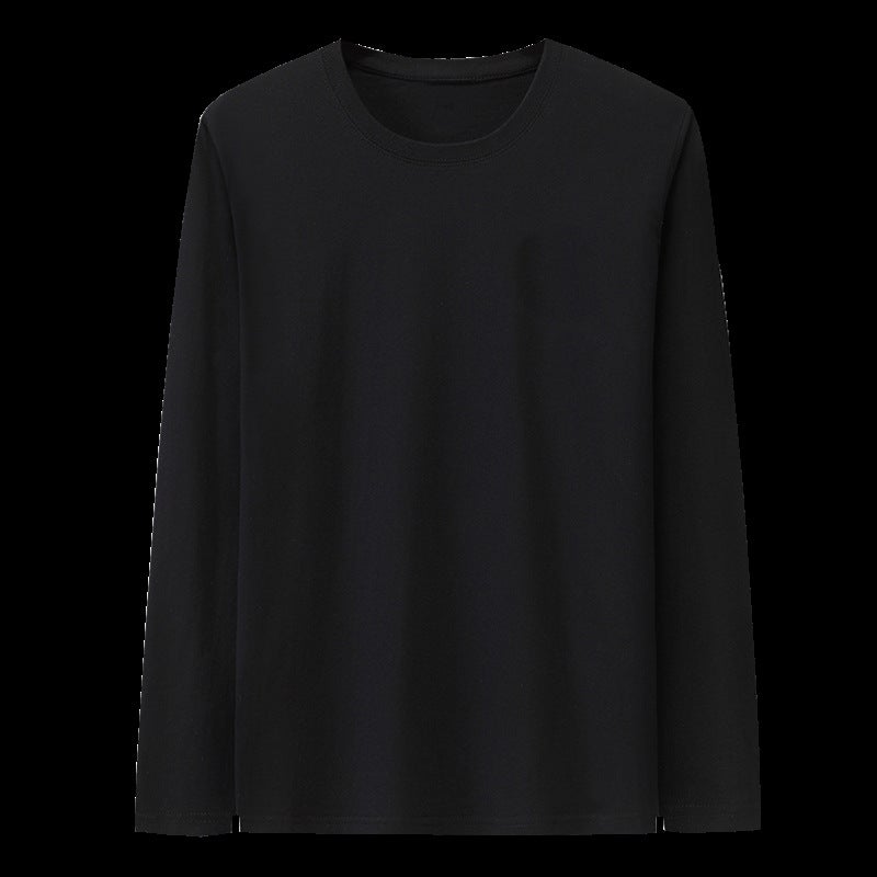 Long Sleeve T-Shirt Men'S New Fashion Color Matching Letter Design Spread All-Match Elastic And Comfortable - Image 1