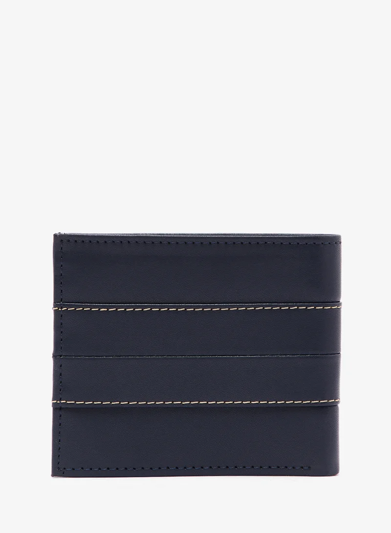 Robert Wood Webbing Loop Detail Bi Fold Wallet