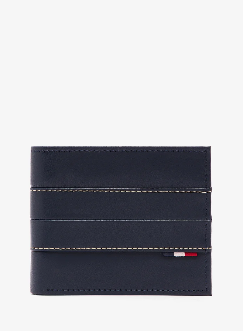 Robert Wood Webbing Loop Detail Bi Fold Wallet