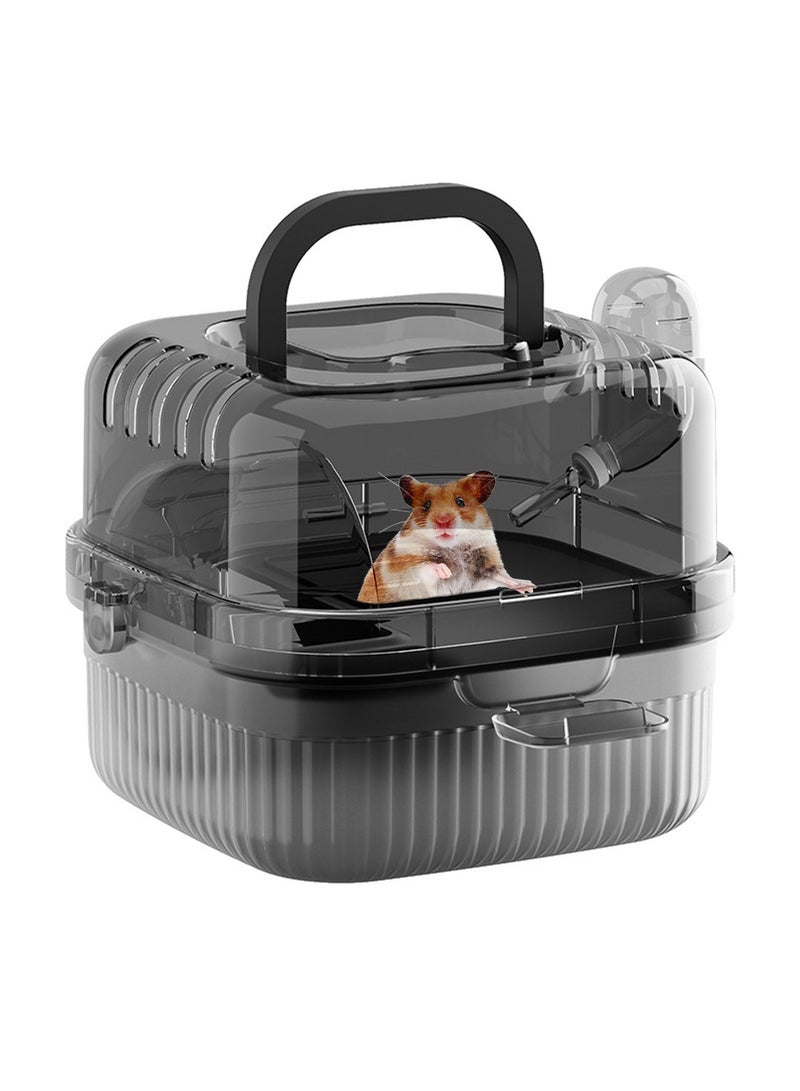 Kidle Portable Hamster Cage Small Animal Travel Cage Hamster Carrying Cage - Image 1