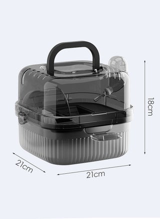 Portable Hamster Cage Small Animal Travel Cage Hamster Carrying Cage - view 5
