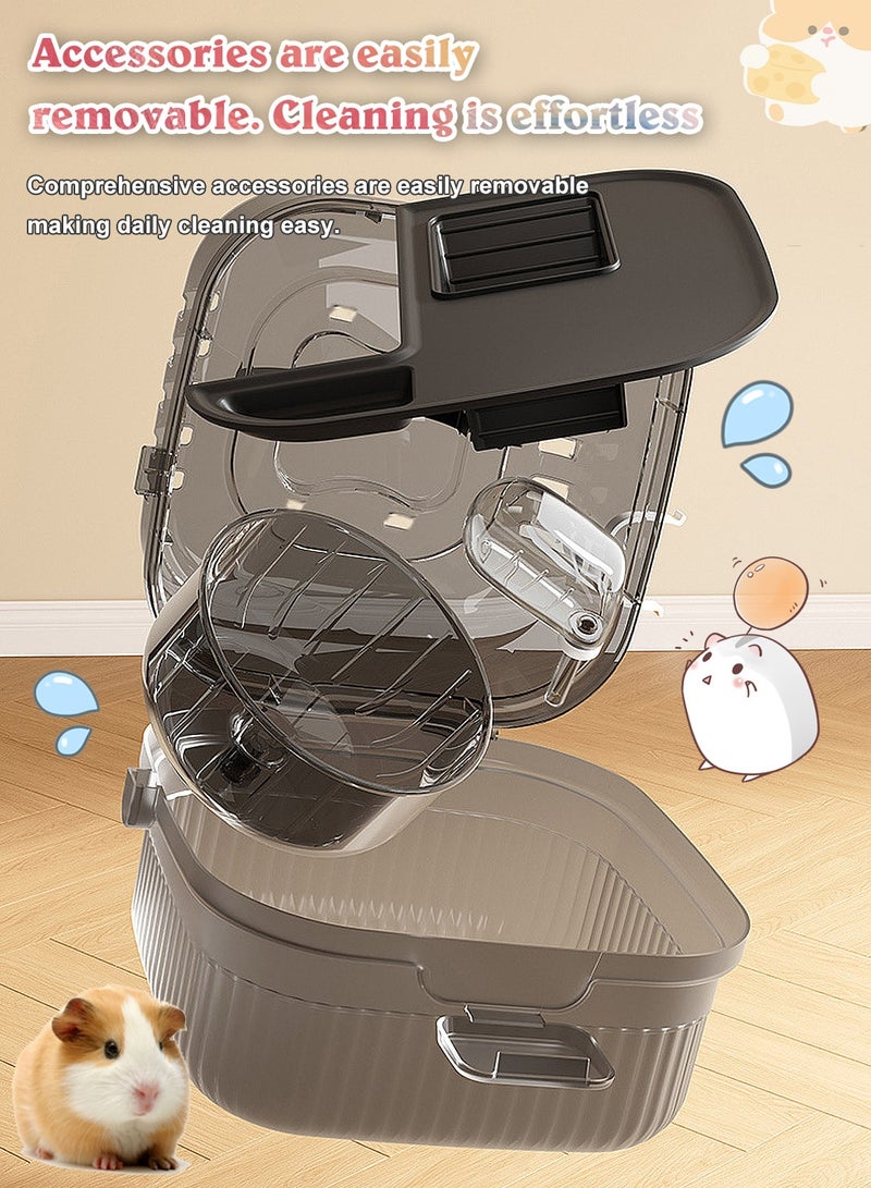 Kidle Portable Hamster Cage Small Animal Travel Cage Hamster Carrying Cage - Image 4