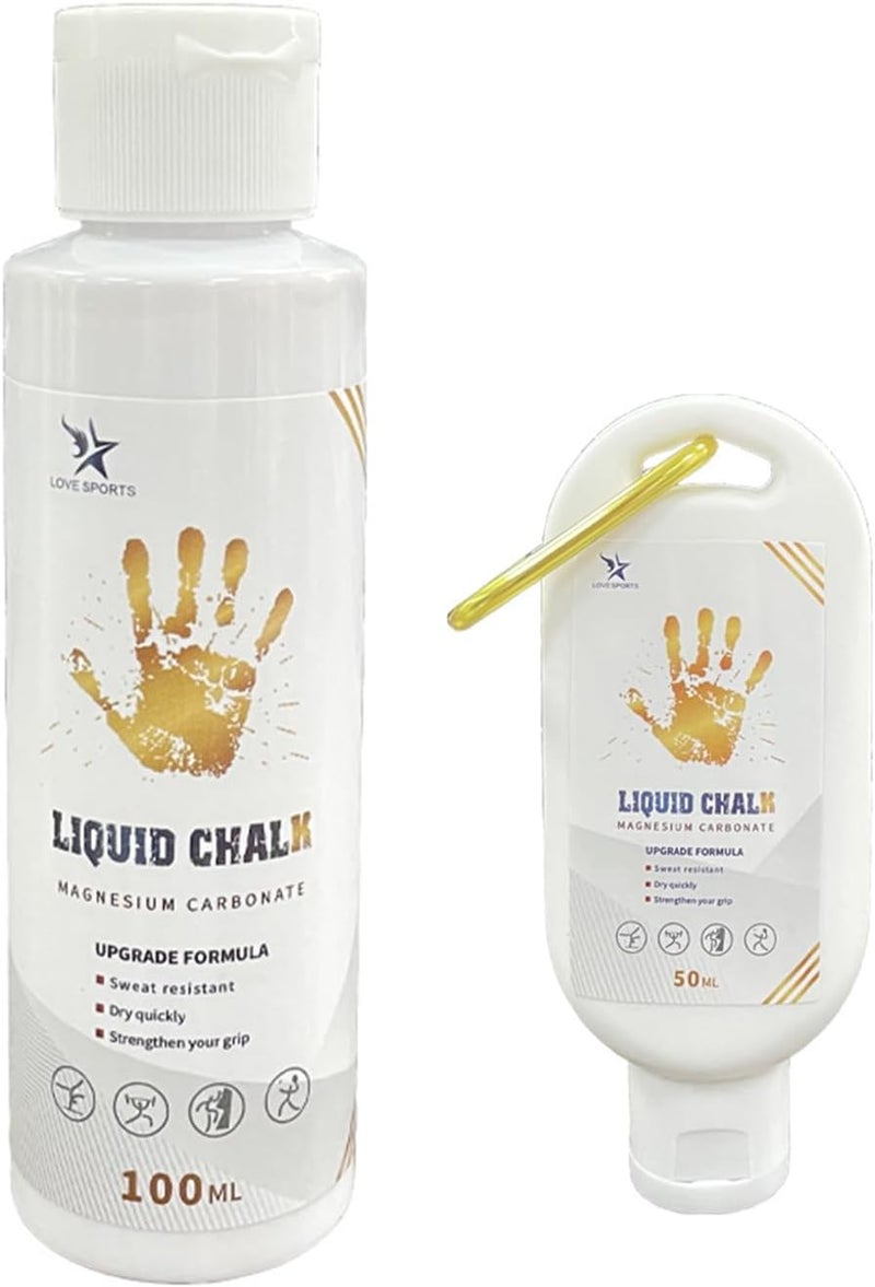 Makbeaty Liquid chalk mix. Quick-drying and sweat-resistant making it ideal for weightlifting and obstacle training. - Image 1