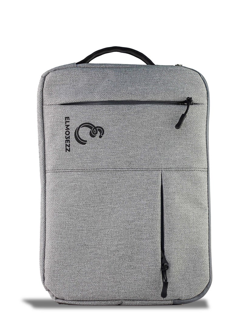 Laptop Sleeve Bag Compatible with MacBook Air/Pro, 13-13.3/14 inch Notebook, Compatible with MacBook Pro 14 inch M3 M2 M1 Chip Pro Max 2024-2021, Polyester Case with Pocket (Gray)  - Image 2
