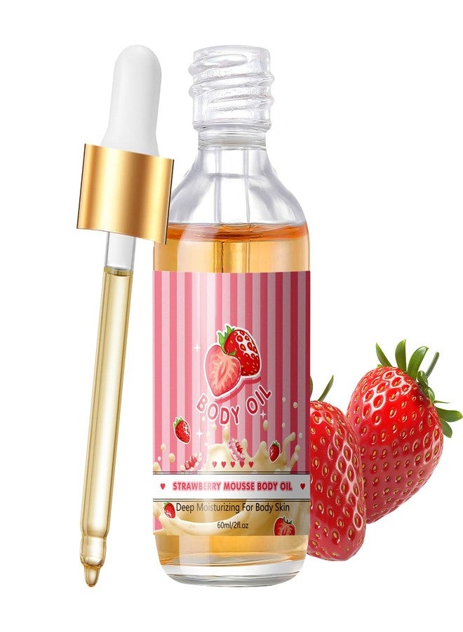 OUPEICHARM Moisturizing Strawberry Body Oil for Women,Hydrating,All Skin Type(60ml) - Image 1