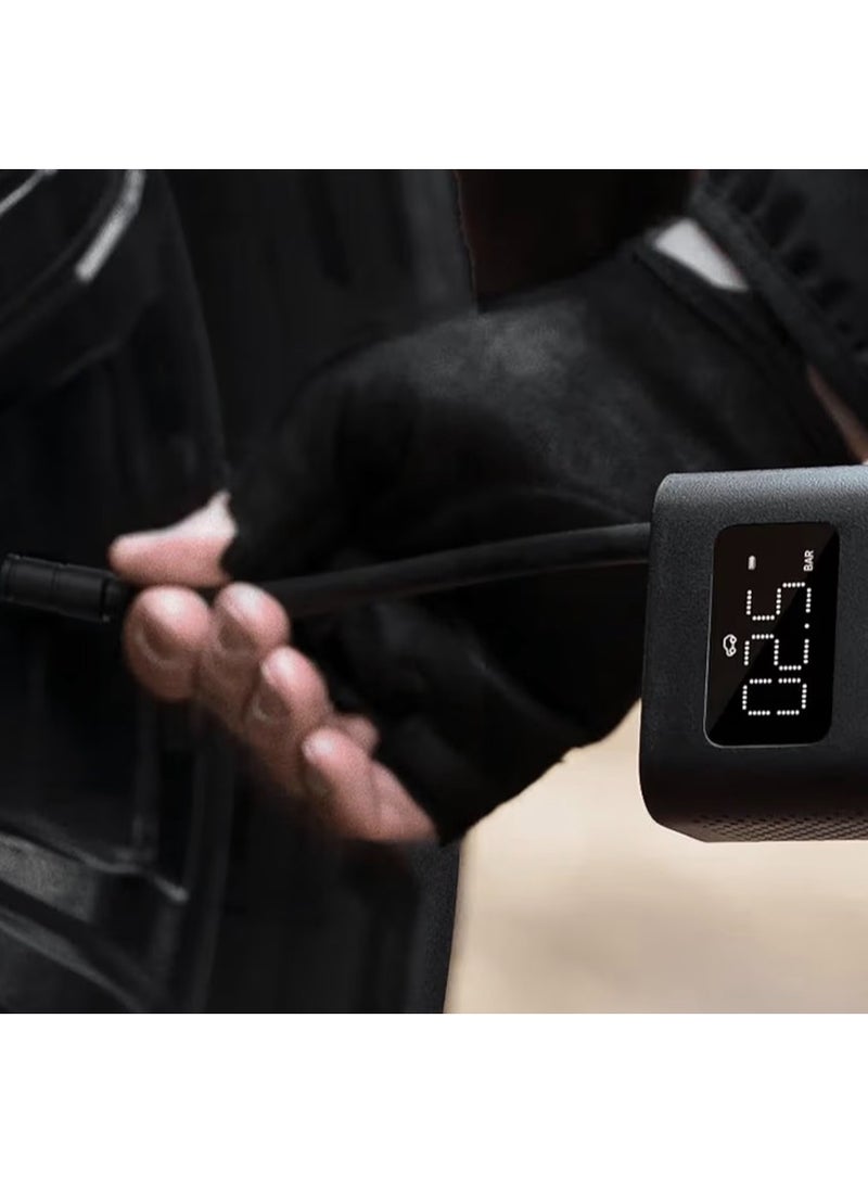 شاومي مضخة هواء كهربائية محمولة 2 مدمجة قابلة للشحن ضغط 150 PSI شاشة رقمية مع إيقاف تلقائي USB-C للسيارة والدراجات والكرات - Image 4