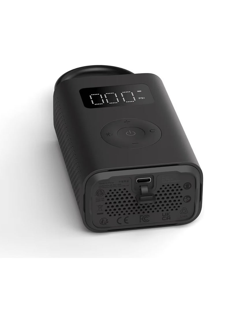 شاومي مضخة هواء كهربائية محمولة 2 مدمجة قابلة للشحن ضغط 150 PSI شاشة رقمية مع إيقاف تلقائي USB-C للسيارة والدراجات والكرات - Image 2