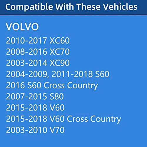 ROVIKE Gas Cap, Fuel Cap For Volvo XC60, XC70, XC90, S60, S80, V60, V60 Cross Country,V70, Replace 31392044, Vehicles included 2003 2004 2005 2006 2007 2008 2009 2010 2011 2012 2013 2014 2015 2016 2017 2018 - Image 2