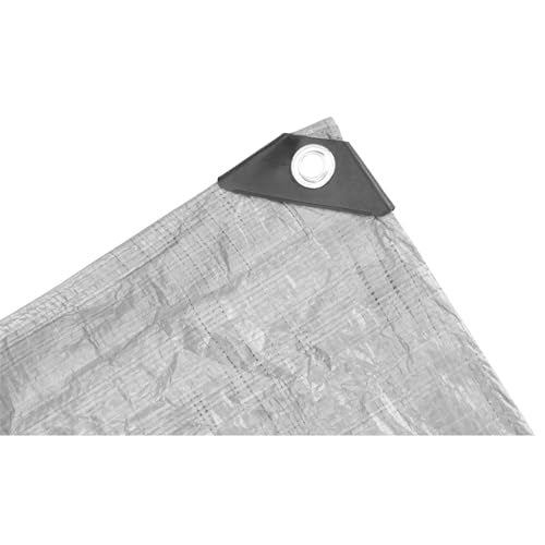 Performance Tool W7002 (6 x 8 ft.) Silver Tarp Great for Tarpaulin Canopy Tent, Boat, RV Or Pool Cover Performance Tool (HD Poly Tarp) - Image 2