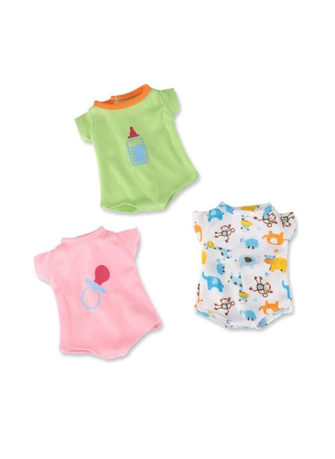 WakaoFeeling - 6 Pack Fun Outfits Baby Doll Clothes For 12 Inch Alive Doll Accessories Clothing For 101113 Inch Baby Doll (Cute Pattern) - Image 1