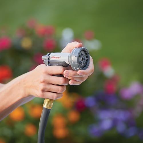 Gilmour Light Duty Garden Hose Nozzle with 8 Pre-Set Spray Patterns, Water Hose Nozzle for Watering Garden or Lawn - Image 2