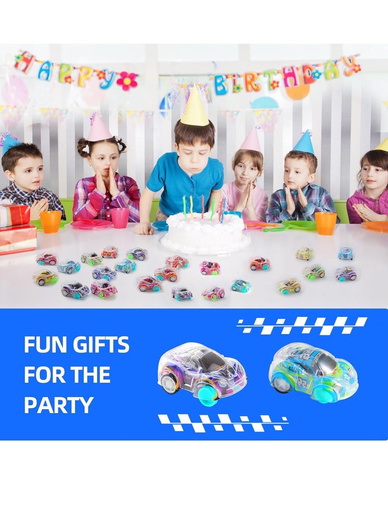 SYOSI مجموعة سيارات صغيرة قابلة للسحب 50 قطعة سيارات سباق قابلة للسحب للأطفال الصغار ألعاب جملة هدايا حفلات صندوق الكنز جوائز الصف أشياء ملء بيناتا أكياس الهدايا للأولاد والبنات - Image 2