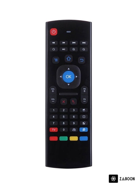 Mouse Keyboard With IR Remote Air Control For Android TV Black