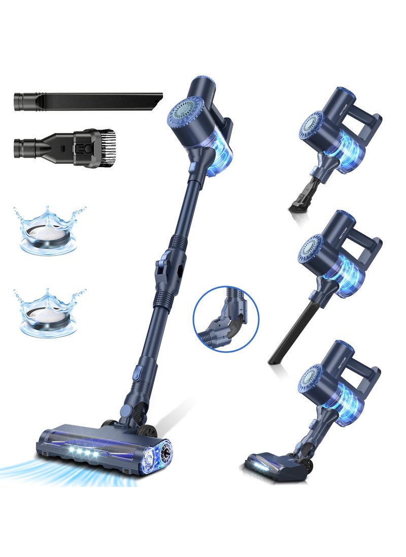 6 in 1 Cordless Vacuum Cleaner,20kpa Powerful Rechargeable Handhleld Vacuum Cleaner for Home with LED Light, Self-Standing and 180° Bendable Wand, for Carpet and Hard Floor Pet Hair - pzsku/ZF3B598CD990416F905ACZ/45/_/1725604118/648a6361-6358-4d0e-95ef-1be0942dc063