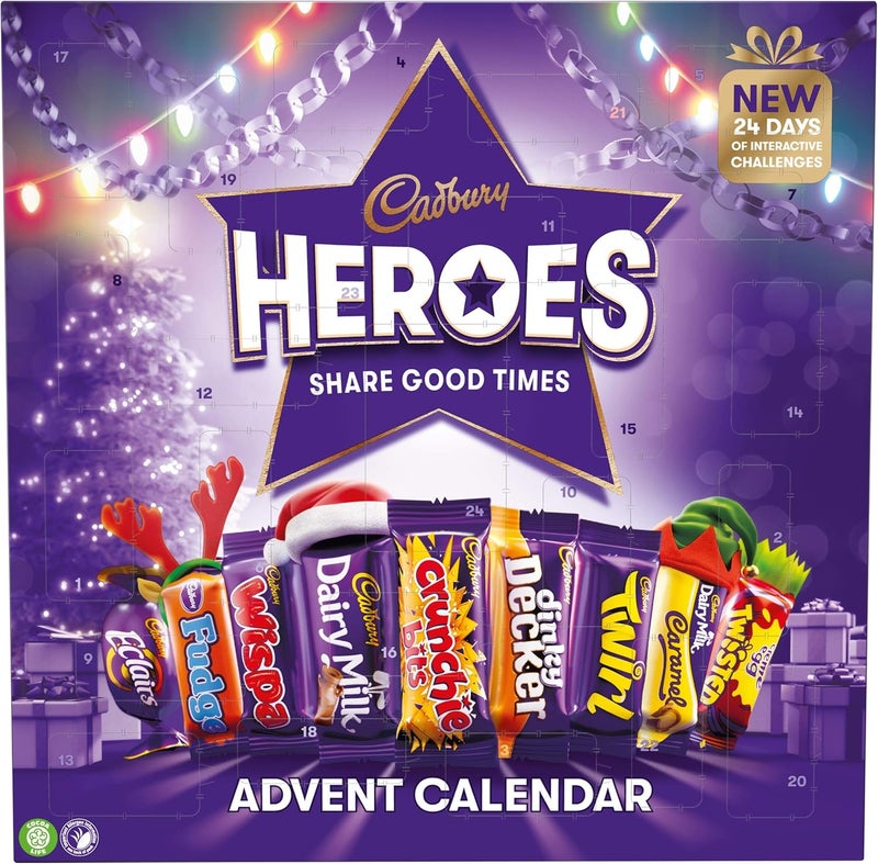 Cadbury Heroes Advent Calendar 230g