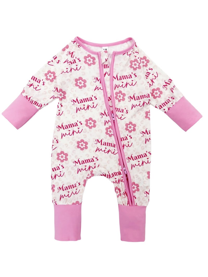 Bow Dream Infant Boys Girls Clothes Newborn Bamboo Rayon Baby girl Romper baby boy Bodysuit Jumpsuit Lavender Mama Butterfly 6-12 Months - Image 2