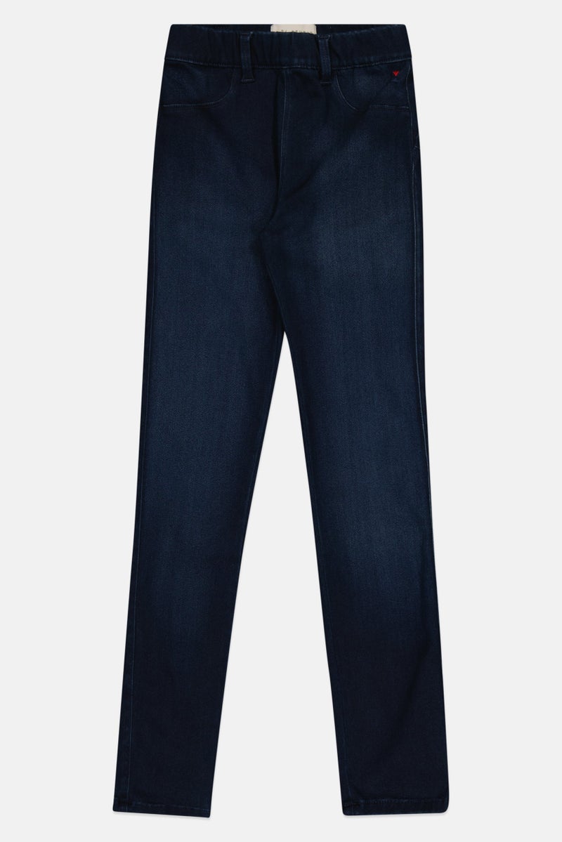 SALSA Women Regular Fit Washed Stretchable Denim Jeans, Navy Blue - Image 2